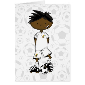 Ghanian Soccer Boy Card card