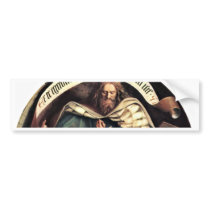 Ghent Altar Altar Of The Mystic Lamb, Right Outsid Bumper Sticker