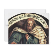 Ghent Altar Altar Of The Mystic Lamb, Right Outsid Personalized Announcement