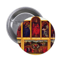 Ghent Altar Altar Of The Mystic Lamb Scene View Of Button