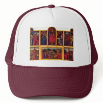 Ghent Altar Altar Of The Mystic Lamb Scene View Of Mesh Hats