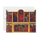 Ghent Altar Altar Of The Mystic Lamb Scene View Of Announcement