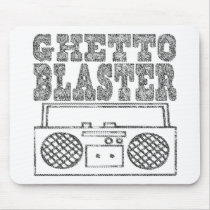 Ghetto Blaster-Mousepad