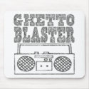 Ghetto Blaster-Mousepad by 4u2bunique Ghetto Blaster-Mousepad
