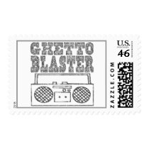 Ghetto Blaster-Postage postage by 4u2bunique Ghetto Blaster-Postage postage