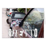 ghetto. car. greeting card