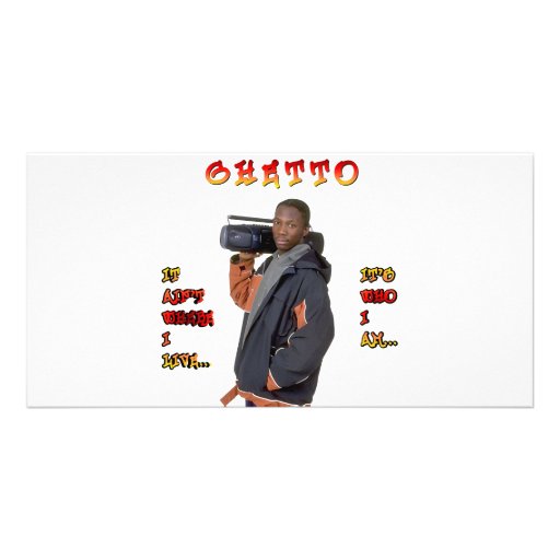 Ghetto Guy Picture Card
