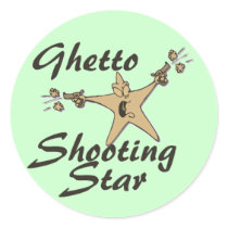 Ghetto Shooting Star Stickers