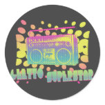 Ghetto Superstar Round Sticker Ghetto Superstar Round Sticker