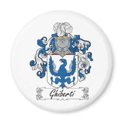 Ghiberti Family Crest Magnet by coatsofarms