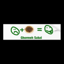 Ghormeh Sabzi bumper stickers