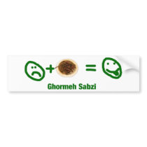 Ghormeh Sabzi bumper stickers