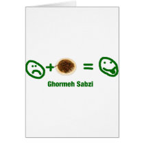 Ghormeh Sabzi Greeting Cards