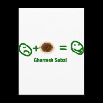 Ghormeh Sabzi postcards