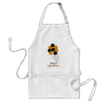 Ghost and Balloons Happy Halloween Apon aprons by HolidayFun Ghost and Balloons Happy Halloween Apon aprons