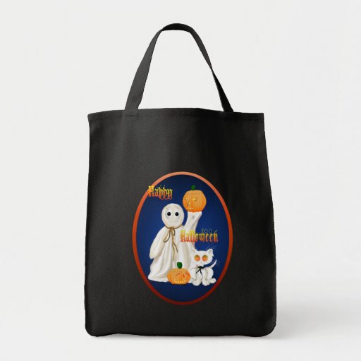 Ghost and Ghosty Kitty Bag