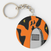 GHOST AND MAILBOX KEY CHAIN