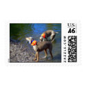 Ghost and Nina postage by PinkPepper42 Ghost and Nina postage