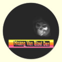 Ghost Bizet Black stickers