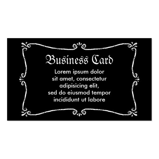 Ghost Boo Business Card (front side)