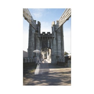 Ghost bridge wrappedcanvas