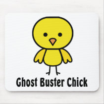 Ghost Buster Chick mousepads by chick_appeal Ghost Buster Chick mousepads