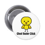 Ghost Buster Chick Pinback Button