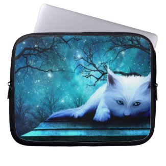 Ghost Cat Electronics Sleeve electronicsbag