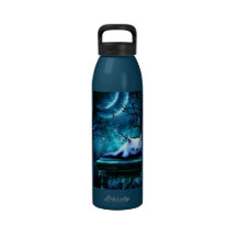 Ghost Cat Liberty Bottle Drinking Bottle