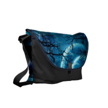 Ghost Cat Rickshaw Messenger Bag