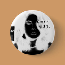 Ghost Chick Pin buttons
