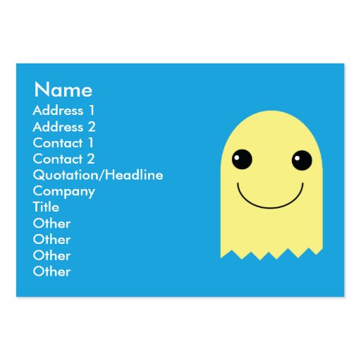 Ghost - Chubby Business Cards