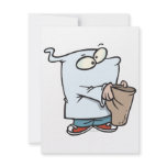ghost costume trick or treating cartoon invitations