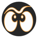 Ghost Eyes Halloween Stickers