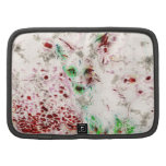 Ghost Fox Eyes Abstract Art Red and White planners