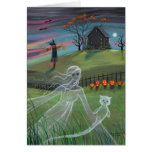Ghost Friends Halloween Card by Molly Harrison