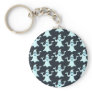Ghost Glowing Dark Pattern Design Keychain