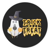 Ghost Goes Trick of Treat stickers