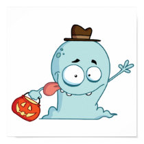 Ghost-goes-trick-or-treating posters