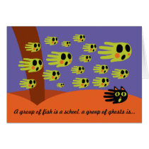 Ghost Halloween card