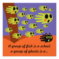 Ghost Halloween Invitation
