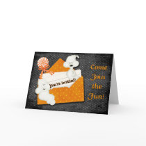 Ghost Halloween Invitation cards by StarStock Ghost Halloween Invitation cards