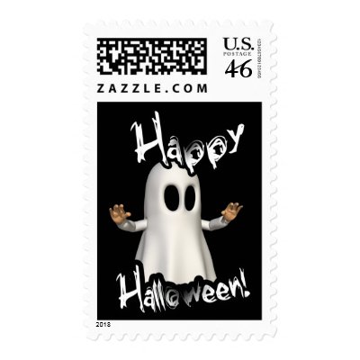Ghost Halloween Stamp