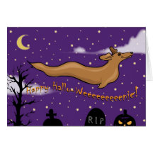 Ghost Halloweener Card