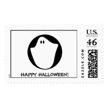 GHOST HAPPY HALLOWEEN STAMP