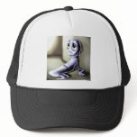 ghost trucker hat