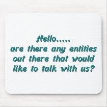 Ghost Hello mousepads by scooterfun Ghost Hello mousepads