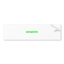 Ghost Hunter Eyes Bumper Sticker
