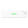 Ghost Hunter Eyes Bumper Sticker