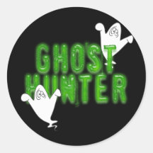Ghost Hunter Round Stickers